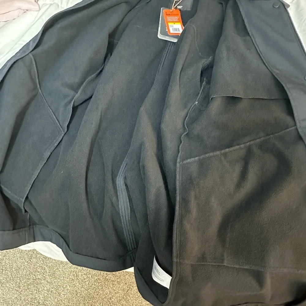 Bass Outdoor Stadium Parka, NWT,‎ Women's Black Hooded Jacket, Size M